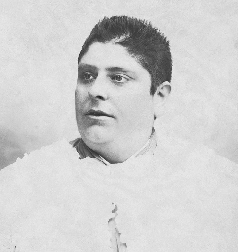 Alessandro Moreschi (1858-1922), the last castrato of the Sistine Choir, around 1900