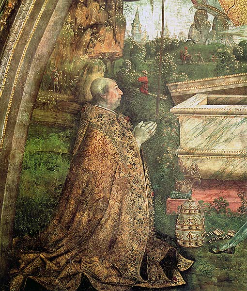 Pope Alexander VI, detail of a fresco by Pinturicchio in the Borgia Apartments of the Vatican