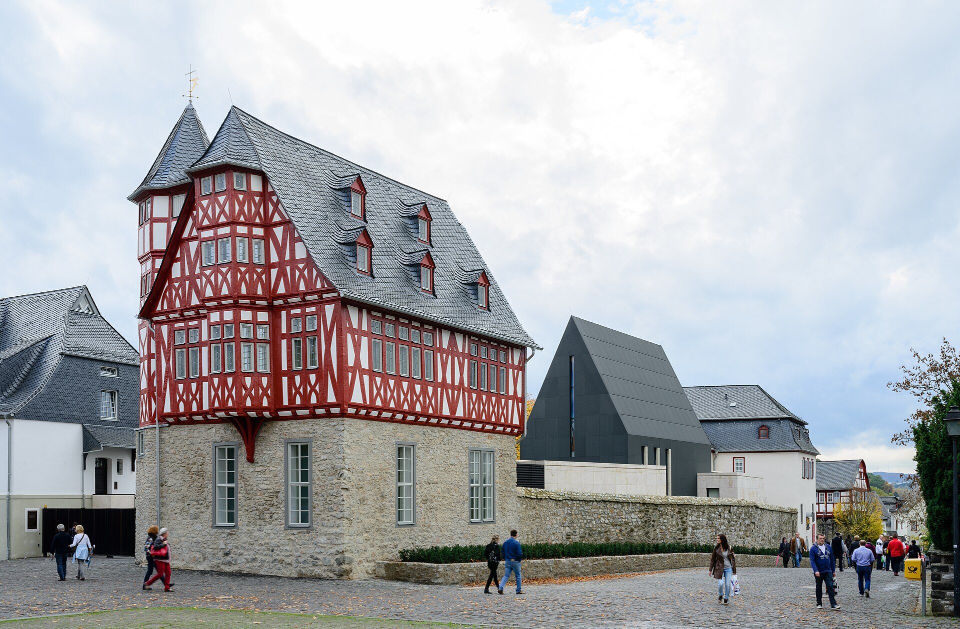 The converted bishop's residence in Limburg in October 2013