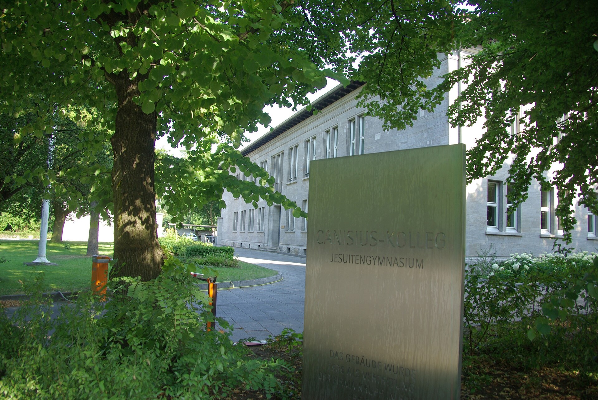 Entrance of the Canisius-Kolleg in Berlin