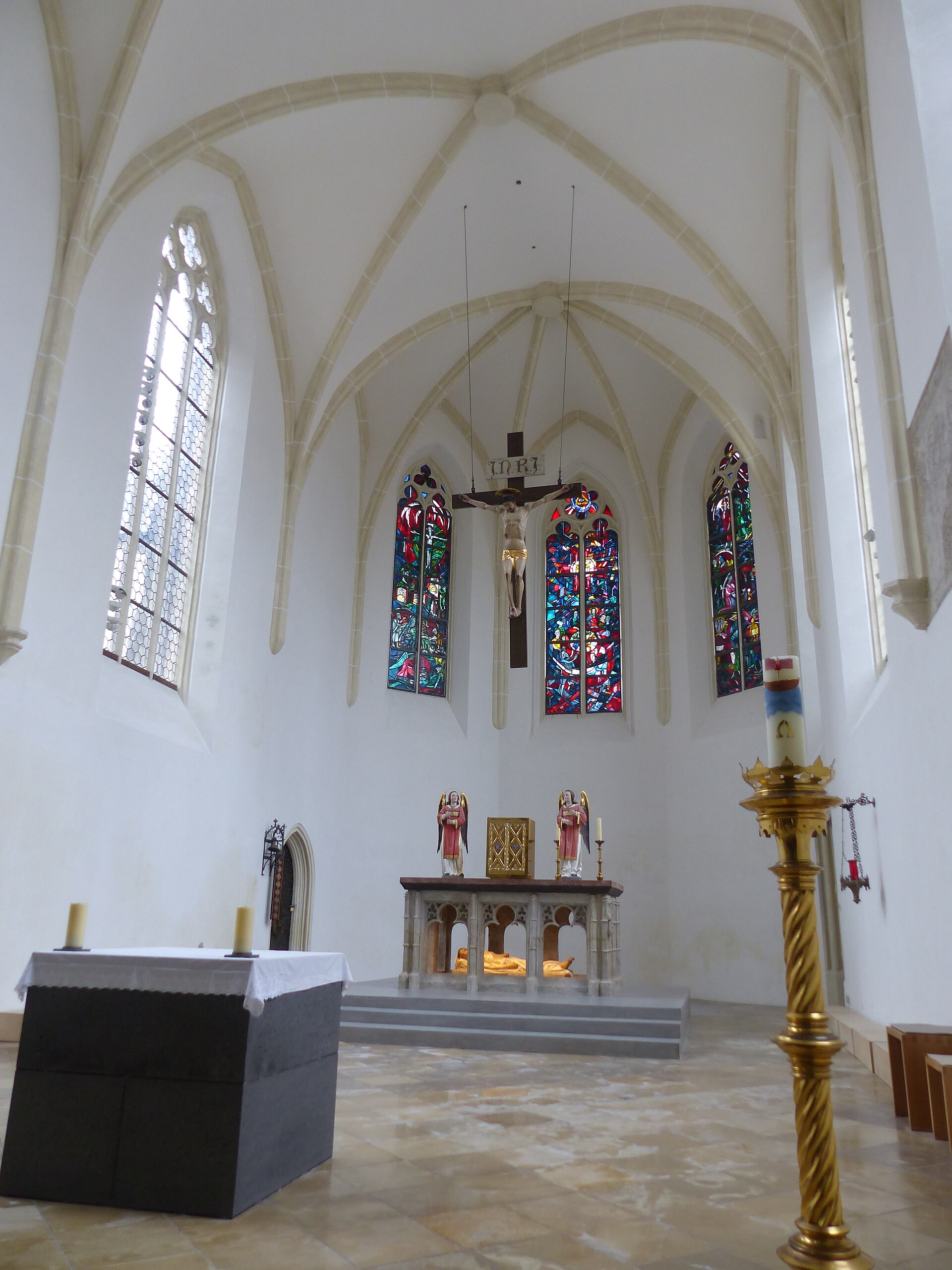 Chancel of the Grabkirche St. Peter und Paul in Deggendorf