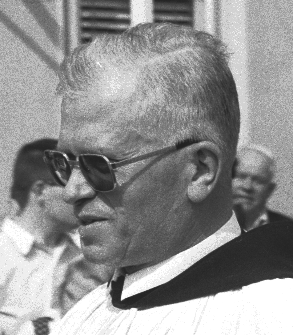 Hans Hermann Groër in Maria Roggendorf (Lower Austria), 1975