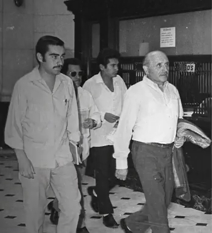 Klaus Barbie under the name "Klaus Altmann" in Lima