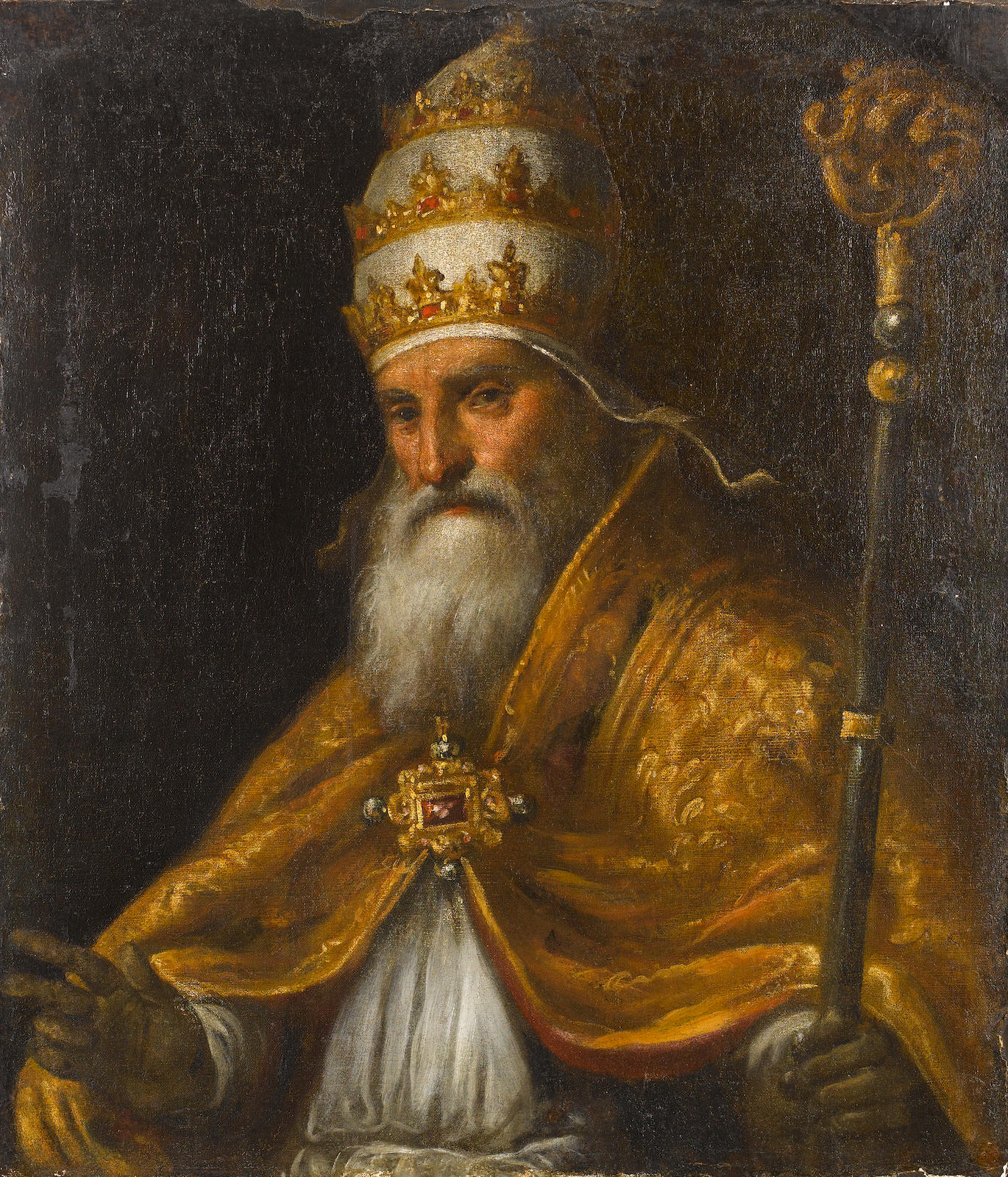 Pope Pius V, portrait by Palma il Giovane