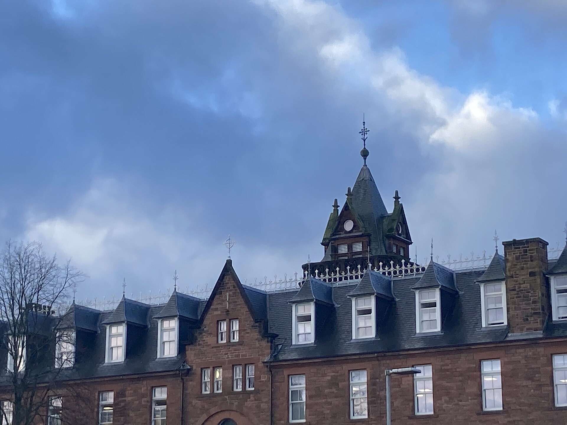 Main building of St Joseph's College in Dumfries